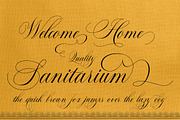Sinday College, a Script Font by Alcode (Thumbnail 3 of 10)