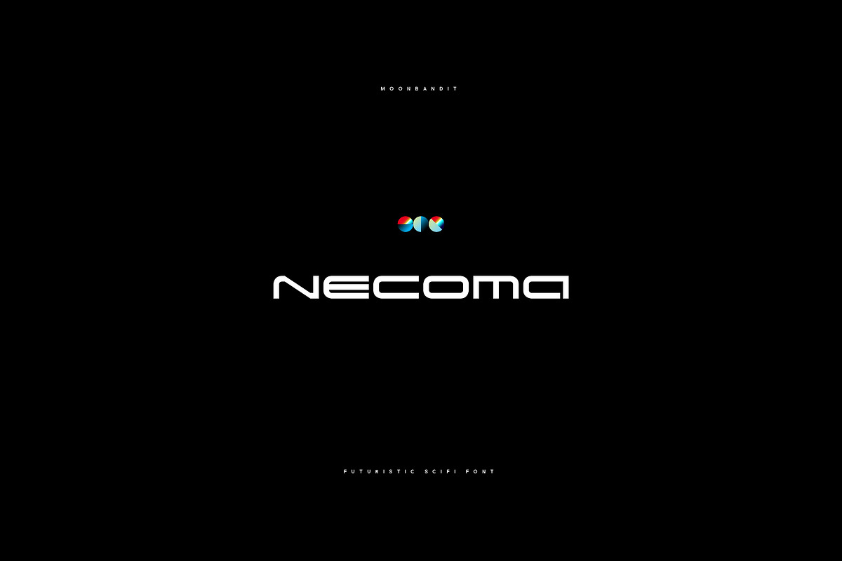 Necoma - monospace wide font, a Sans Serif Font by MoonBandit (Photo 1 of 6)