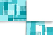 Turquoise Stripe Seamless Design Set, a Pattern Graphic by Earley Bird Design Studio (Thumbnail 6 of 8)