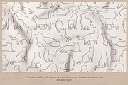 Cats Collection: Colored and Outline, an Illustration by imajineko (Thumbnail 7 of 10)