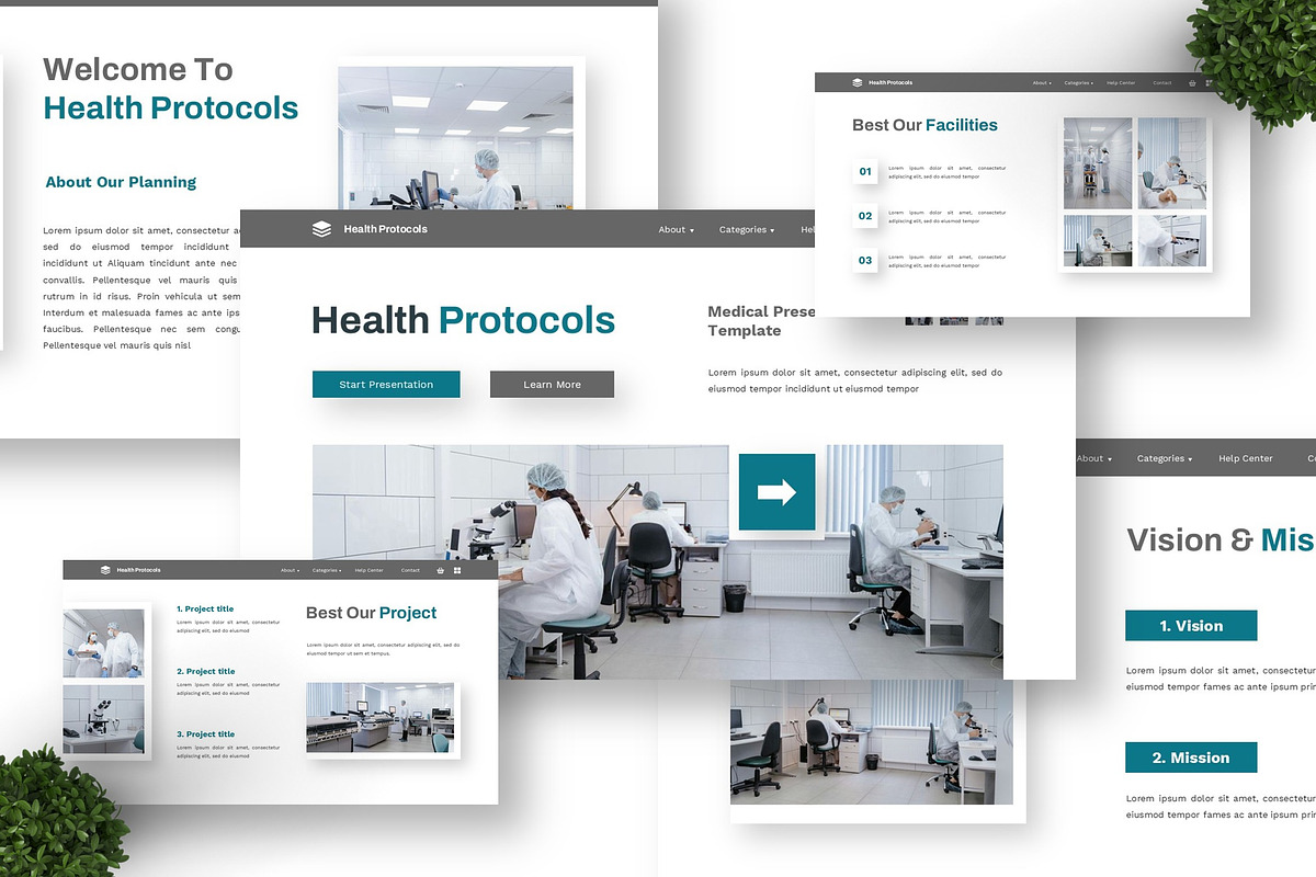 Health Protocols - Medical Key, a Presentation Template by Deepslide Studio (Photo 4 of 6)