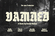 Gream Font Family, a Blackletter Font by Aiyari (Thumbnail 8 of 10)