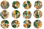Safari Circles Clip Art, an Illustration by Designworld (Thumbnail 2 of 5)