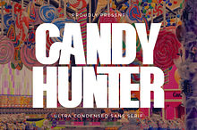 Candy Hunter - Ultra Condensed Sans