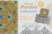 Collection of square mandala, a Brushes & More by dnapslvsk (Thumbnail 1 of 5)