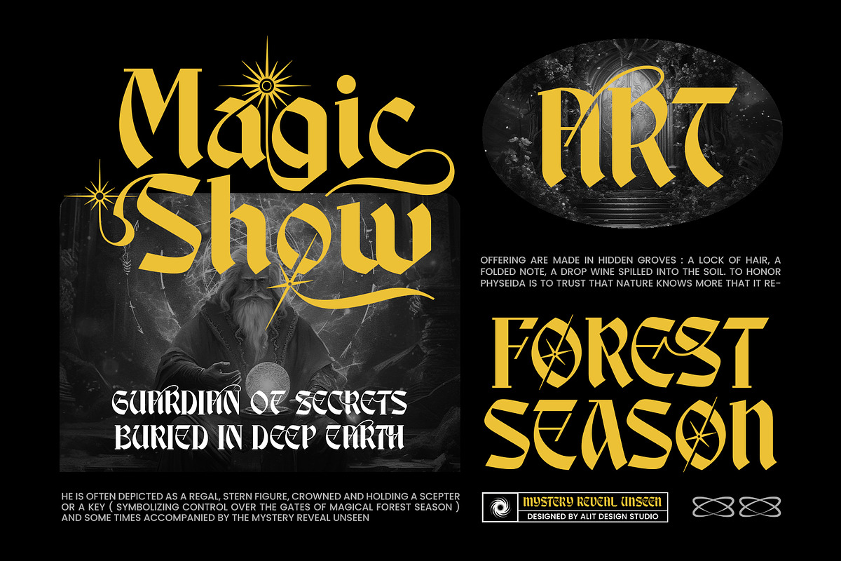 Break Roman Typeface, a Blackletter Font by alit design (Photo 6 of 17)