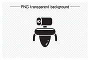 Bundle of Robot Avatars Icons, a Solid Icon by Designfour (Thumbnail 5 of 8)