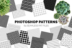 64 Seamless Photoshop Patterns