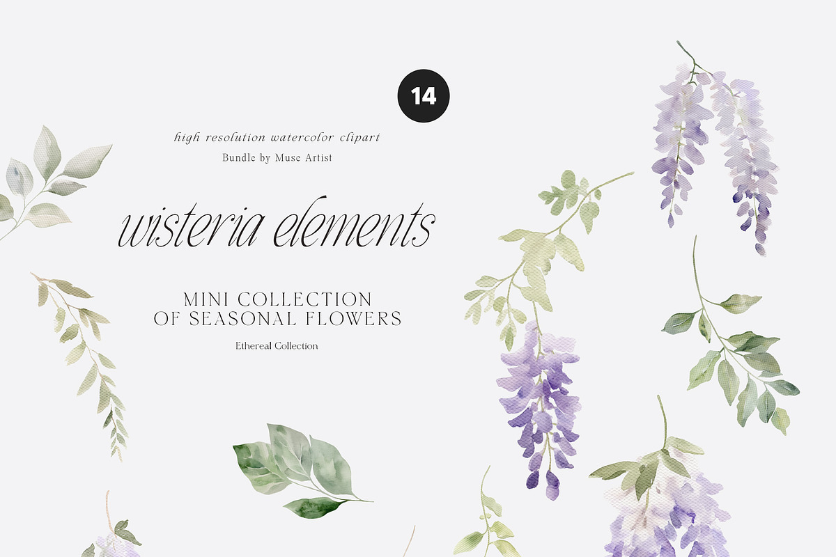 SPRING BOX Watercolor Bundle 400+, a Decorative Illustration by Muse Artist (Photo 22 of 99)