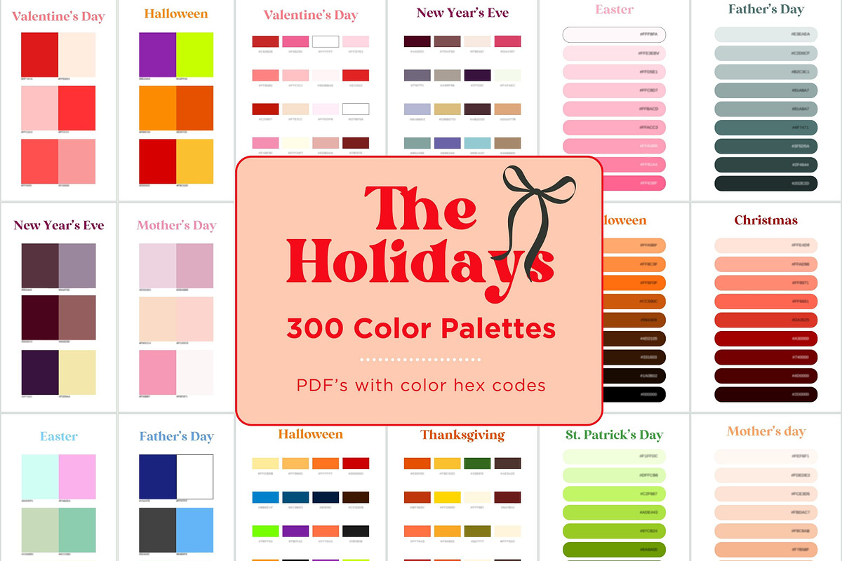 The Holiday Color Palette Collection
