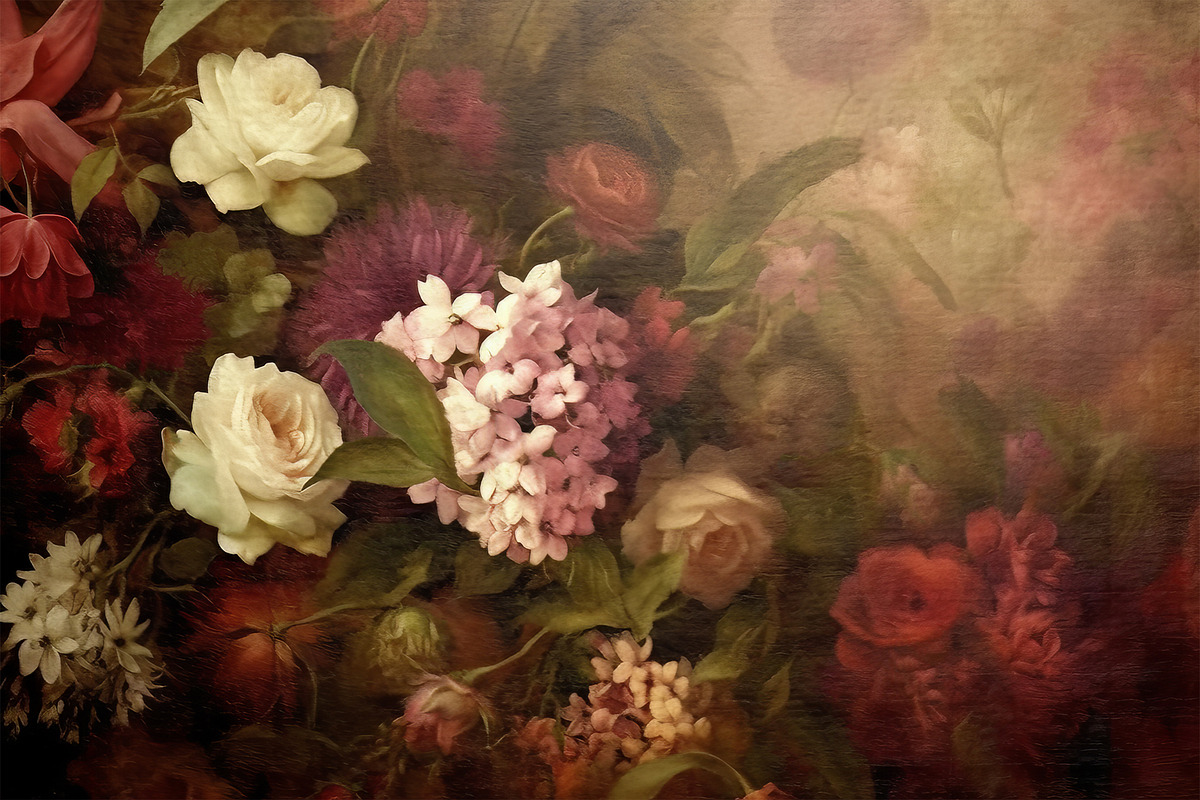85 Fine Art Vintage Floral Design, a Texture Illustration by Bilgep_design (Photo 19 of 19)
