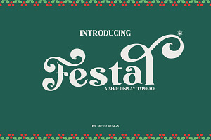 Festal-Christmas Typeface