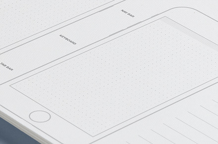 iPhone 8 Sketchpad • A4 PSD, PDF