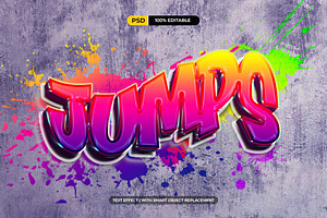 Text Effect Editable-Graffiti Style