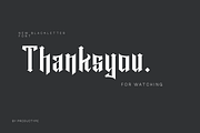 Rawuh, a Blackletter Font by productype1 (Thumbnail 12 of 12)