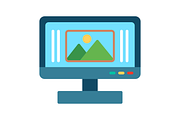 Monitor Flat Icon, a Duotone Icon by Pexelpy (Thumbnail 2 of 2)
