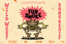 Fun Smoke | Wild West Kinda Font