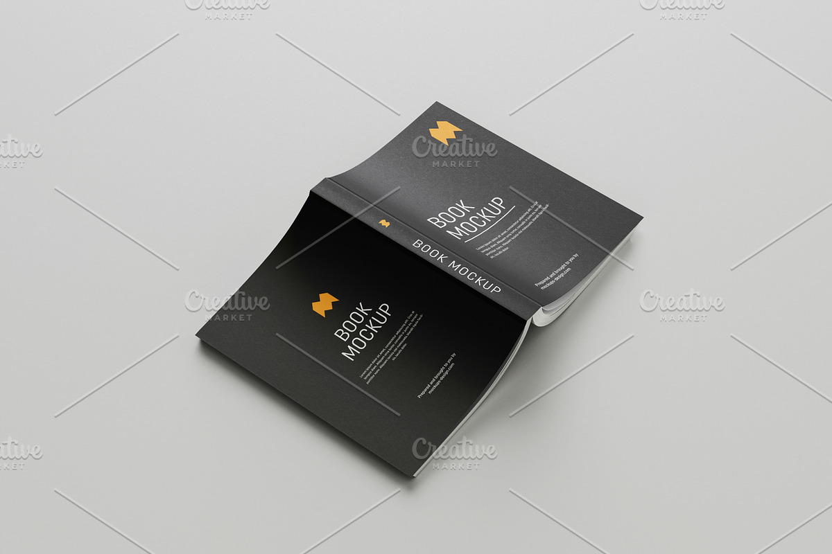 Book mockup set 8 psd file download, a Books & Magazine Mockup by MOCKUPSDESIGN (Photo 4 of 8)
