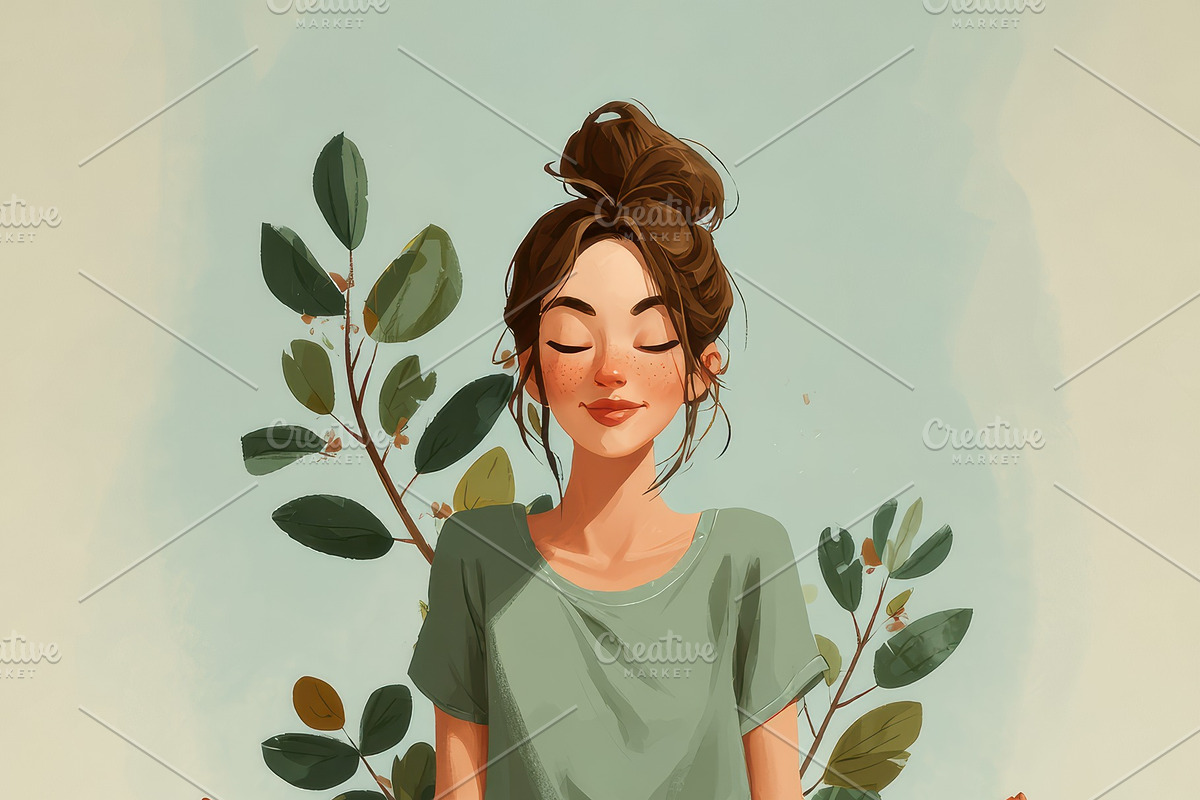 Motivational Focus on the Good, a Decorative Illustration by Virgo Studio