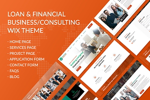 Loan & Financial Business Wix Theme