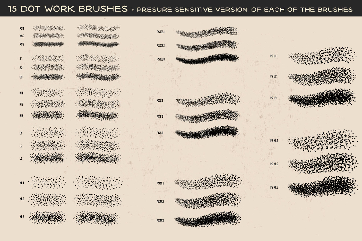 Tattoo Art Brushes for ILLUSTRATOR, a Brush Add-On by BAD TASTE (Photo 6 of 11)