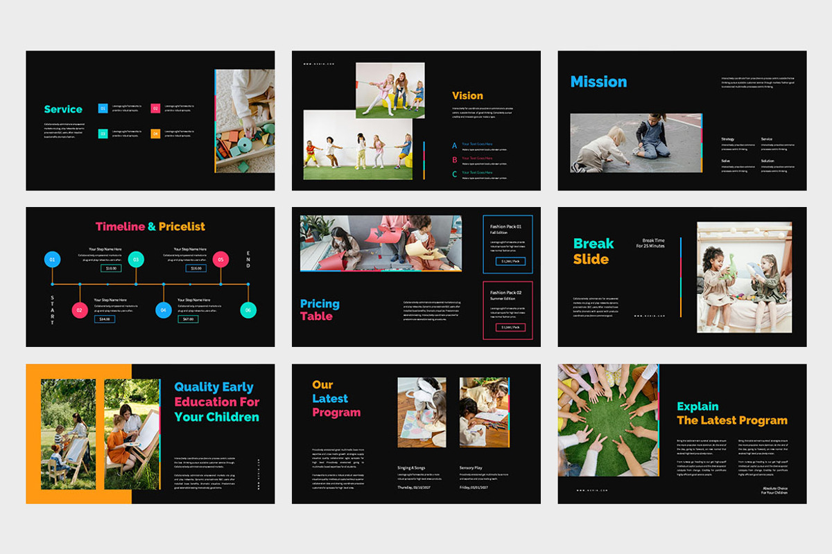 Nevia : Kids Google Slides, a Presentation Template by Punkl Camp (Photo 7 of 9)