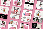 Pink Squarespace Website Template, a Squarespace Template by Row Creative (Thumbnail 7 of 10)