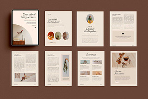 CHESTNUT Ebook Template Canva