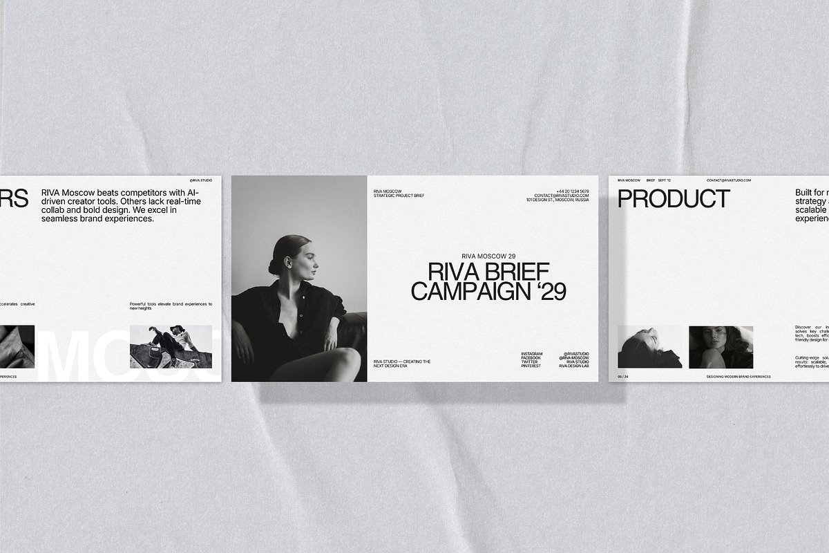 Creative Brief Presentation Template, a Presentation Template by Prapti Design (Photo 4 of 9)