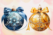Christmas Baubles Png Clipart, an Object Graphic by Agnesagraphic (ID 95) (Thumbnail 6 of 7)