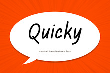Quicky - Modern Sans Serif Font