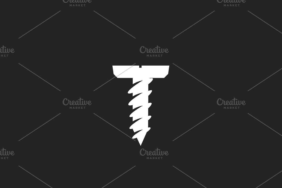 T screw logo, a Branding & Logo Template by Piro Concept (Photo 1 of 4)