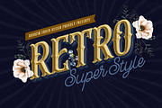 Retro Lettering Text Effect, a Layer Style Add-On by Andrew Skoch Design (Thumbnail 6 of 10)