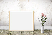 Rustic frame mockup 8x10 / 16x20, a Print Template by PinkJellyfish (Thumbnail 6 of 12)