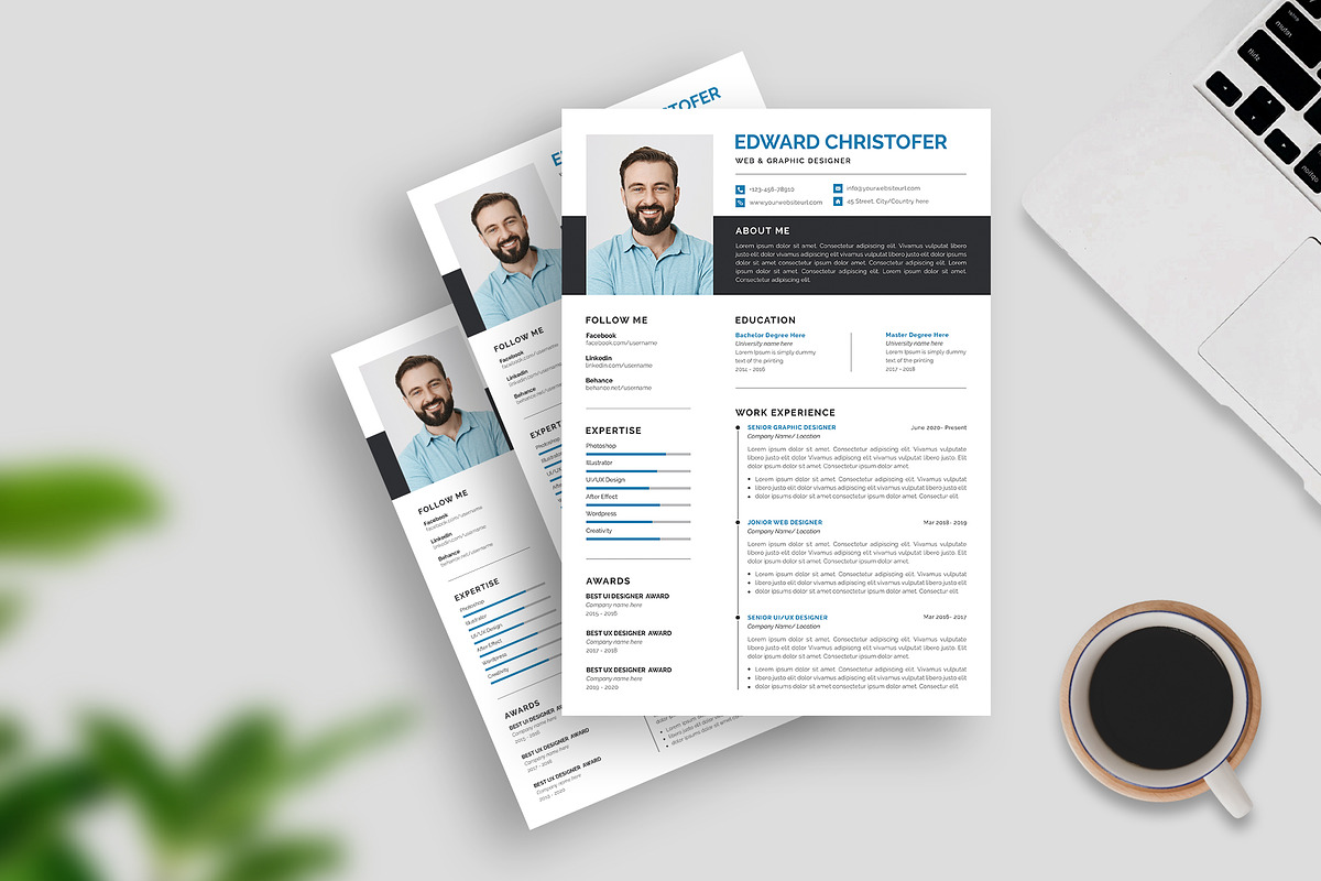 Resume / CV Template, a Resume Template by Abdul Studio (Photo 4 of 5)