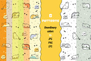 Cool Cat collection: patterns, print, an Animal Illustration by Zooza Art (Thumbnail 2 of 6)