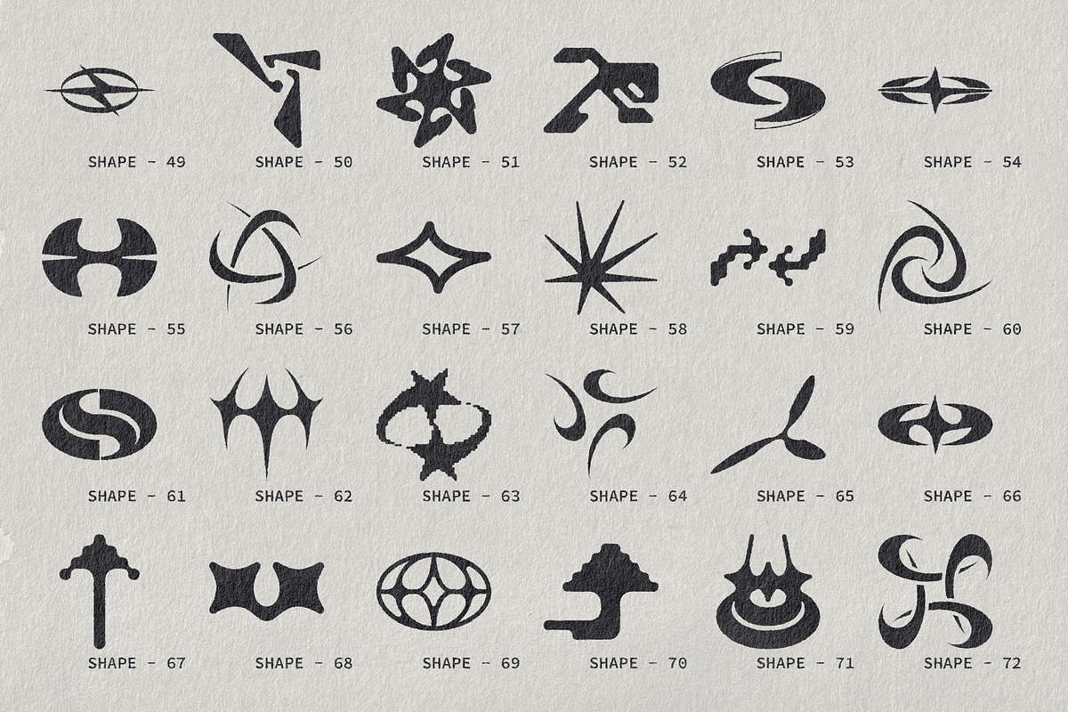 CyberForm Shapes Collection, a Graphic by Vanzyst (Photo 5 of 7)