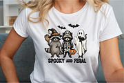 Creepy Cute Raccoon Ghost Png, an Illustration by Sublimation Artist (Thumbnail 7 of 9)