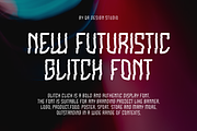 Glitch Click - Cyber & Glitch Font, a Sans Serif Font by QR Design Studio (Thumbnail 2 of 6)