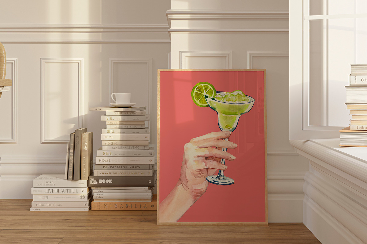 Afterparty Cocktails watercolor set, a Food Illustration by Volha Studio (Photo 2 of 7)