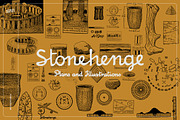 Stonehenge - Illustrations and Plans, an Illustration by Nomad Visuals (Thumbnail 7 of 14)