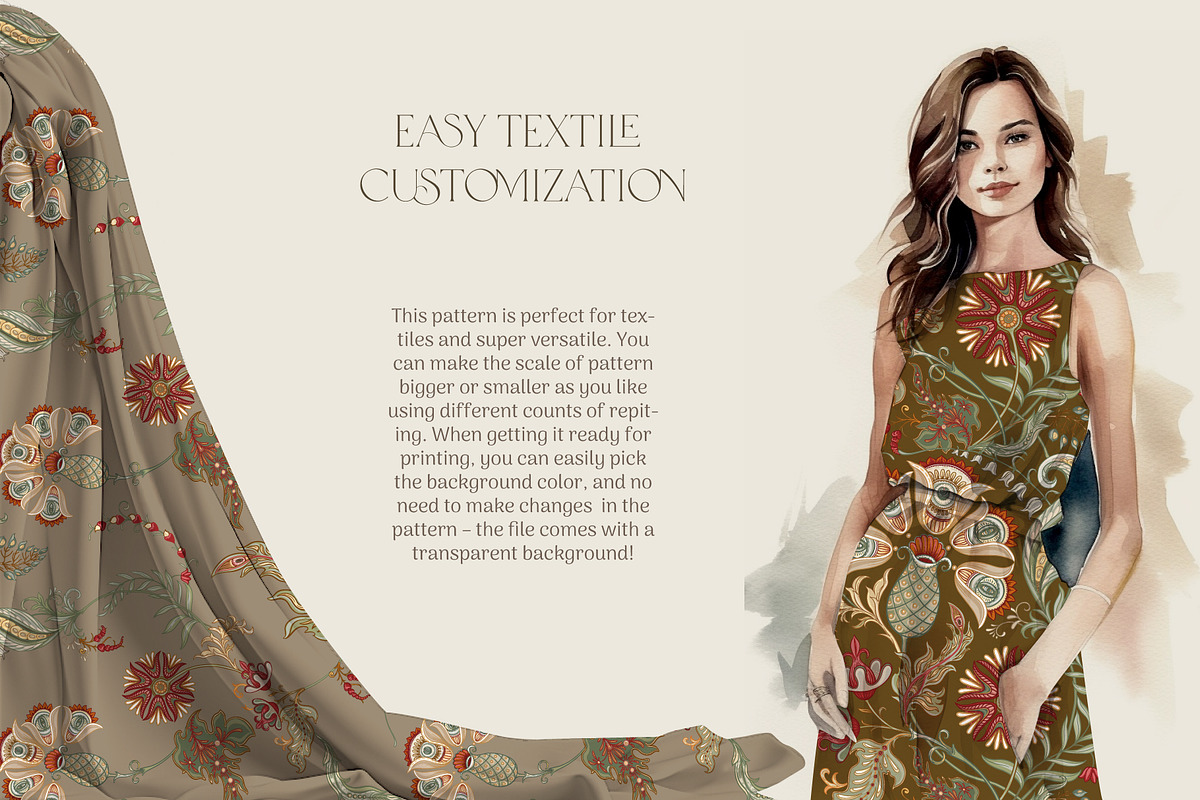 Bohemian Spirit 6 Seamless Patterns, a Pattern Graphic by Elen-Lane (Photo 3 of 6)