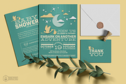 Baby Shower Invite - New Adventure, a Flyer Template by dedpixel supply co. (Thumbnail 1 of 2)