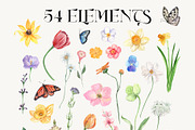 Petite Bunnies & Spring Wildflowers, a Seasonal Illustration by Catch the Dream Art (Thumbnail 9 of 14)