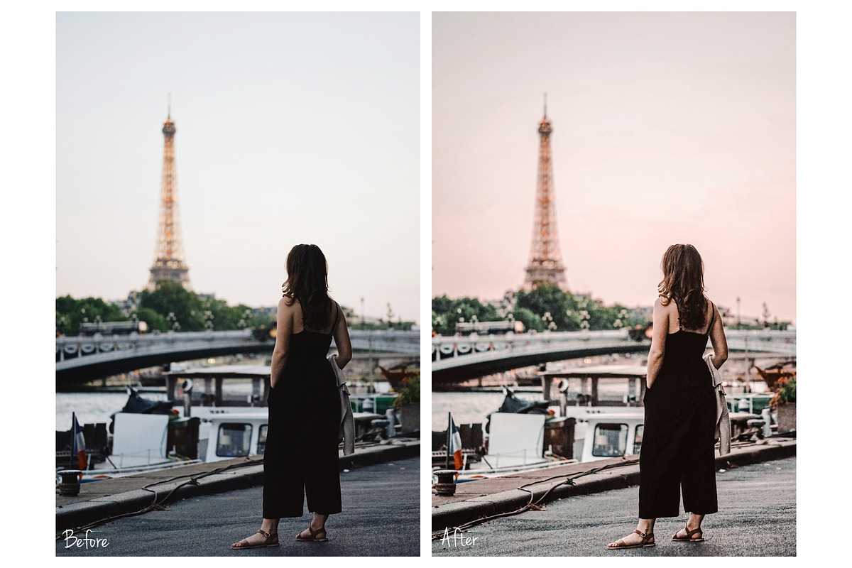 One day in Paris Lightroom Presets preview 5