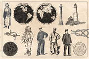 57 Vintage Nautical Illustrations, an Illustration by Brigantine Designs (Thumbnail 4 of 6)