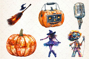 Disco Halloween Clipart PNG, an Illustration by Dream Creation (Thumbnail 4 of 7)