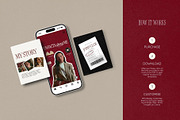 Burgundy Instagram Template, a Social Media Template by Row Creative (Thumbnail 4 of 10)