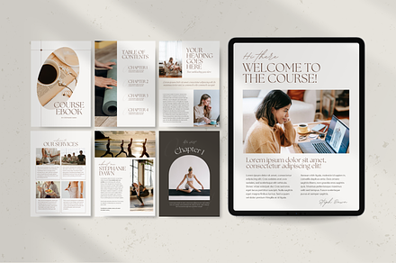 Workbook, Ebook, Canva Template