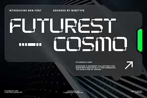 Futurest Cosmo – Futuristic Font